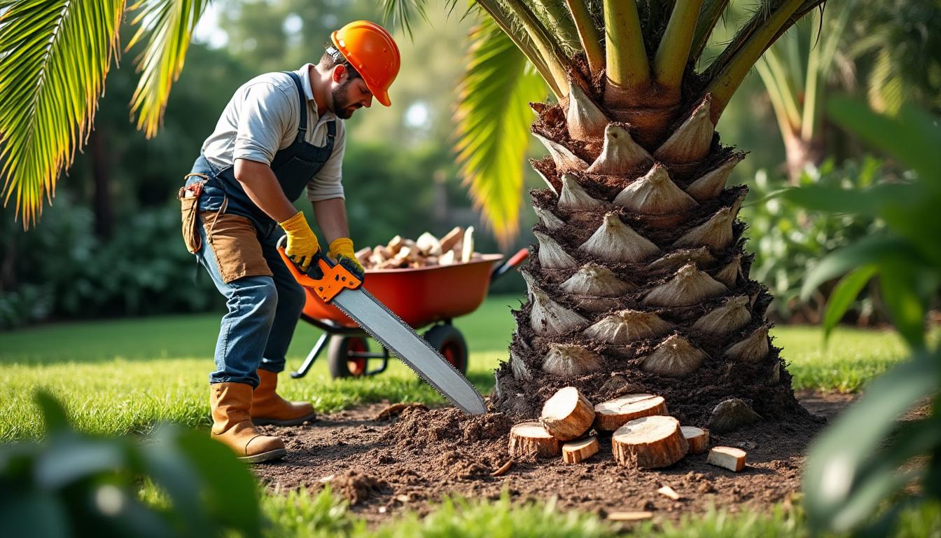 découvrez des méthodes efficaces et sécurisées pour éliminer un palmier de votre jardin, que ce soit par l'arrachage, l'utilisation de produits spécifiques ou des solutions naturelles.