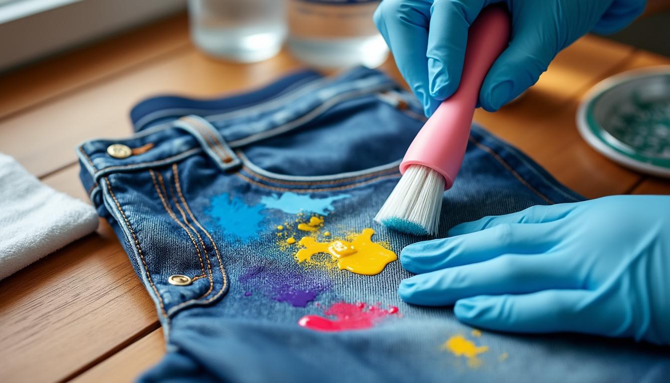 découvrez des astuces efficaces pour enlever de la peinture en bombe sur un jean sans abîmer le tissu. suivez notre guide pratique pour retrouver votre vêtement comme neuf.
